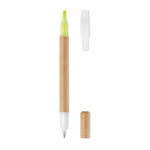 Penna con evidenziatore