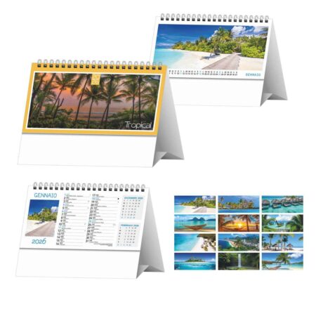 Calendario da tavolo trimestrale