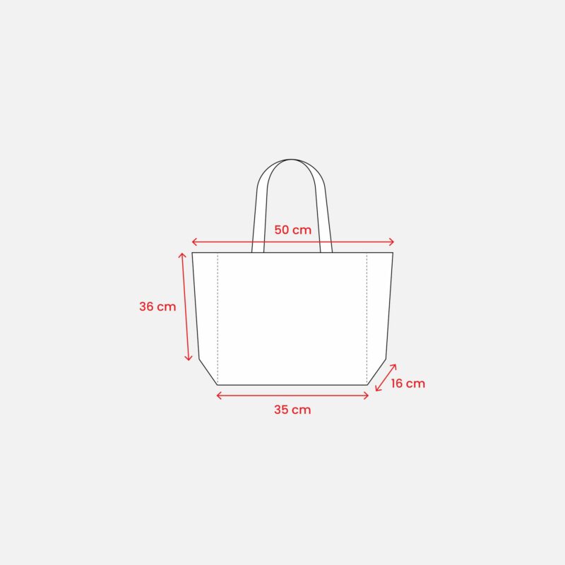 Shopper cotone riciclato - immagine 4