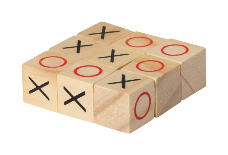 Gioco tris in legno - immagine 2