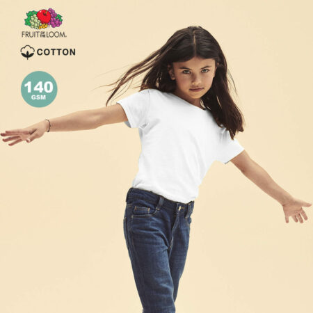 T-Shirt bianca da bambina