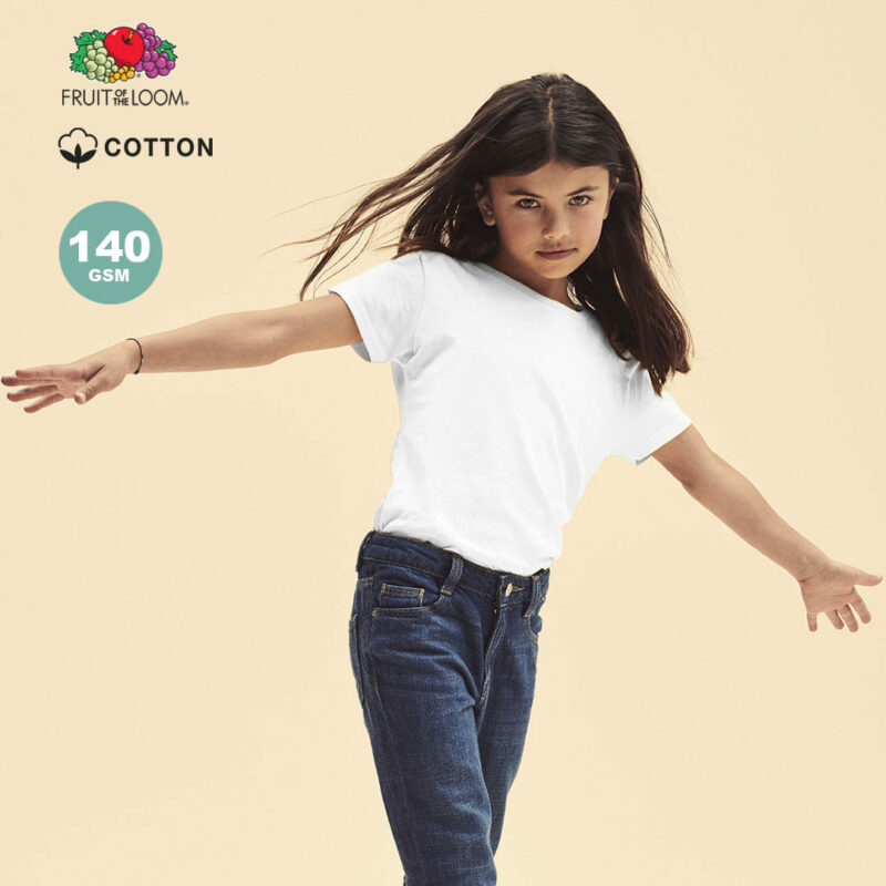 T-Shirt bianca da bambina