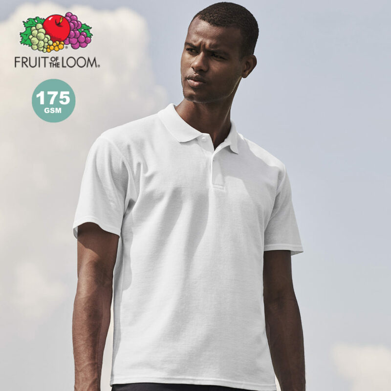 Polo bianca 100% cotone