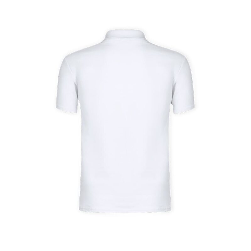 Polo bianca 100% cotone - immagine 3