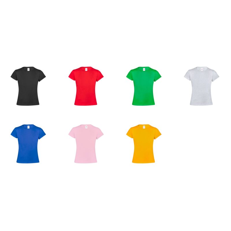 T-Shirt Bambina in 100% cotone pettinato