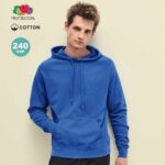 Felpa in leggero pile con cappuccio - immagine 5