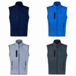 Gilet bicolore in pile