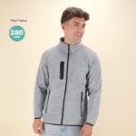 Giacca bicolore in pile - immagine 5