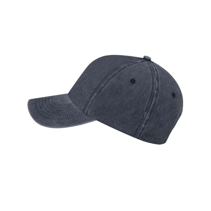 Cappellino a 6 pannelli con finitura effetto lavato - immagine 3
