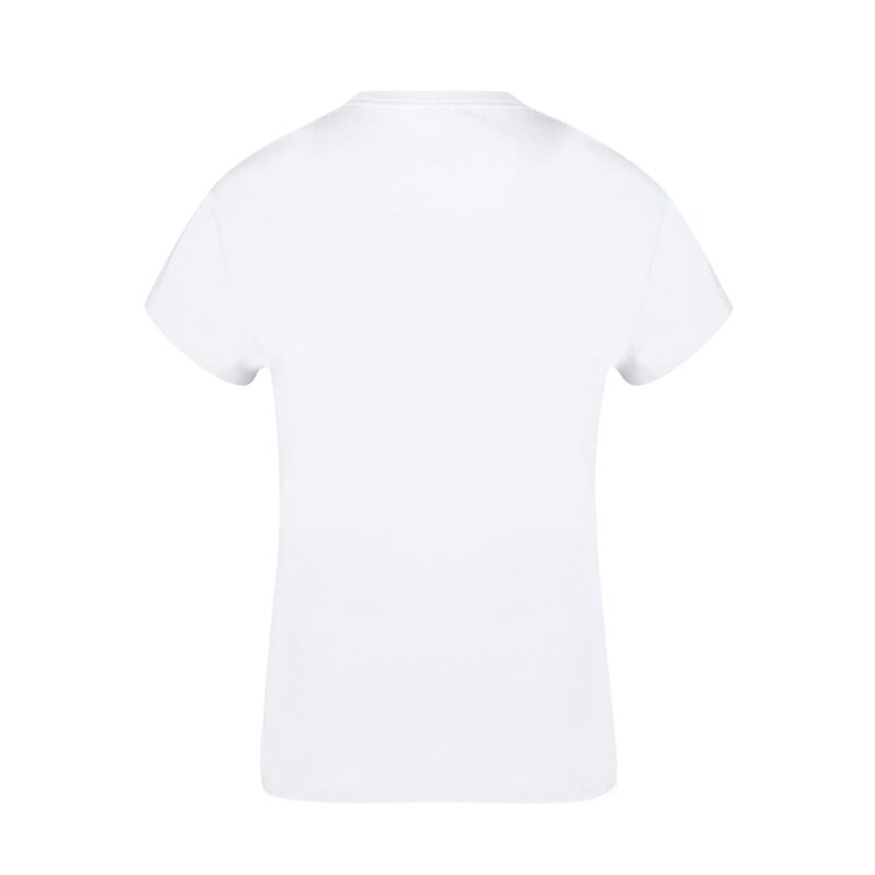 T-Shirt liscia bianca da donna - immagine 3