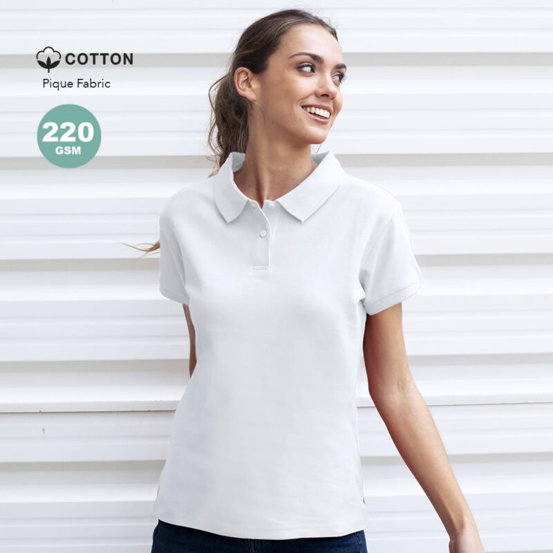 Polo bianca da donna