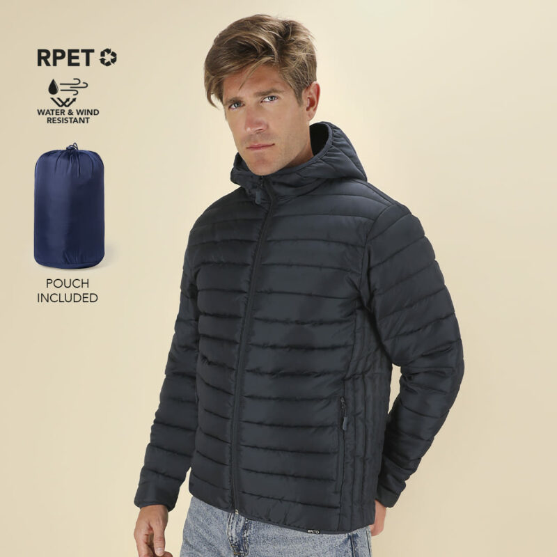 Giubbotto unisex RPET con cappuccio - immagine 5