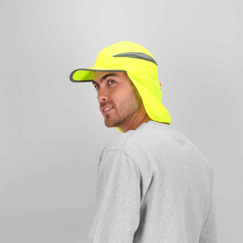 Cappellino in poliestere fluorescente - immagine 4