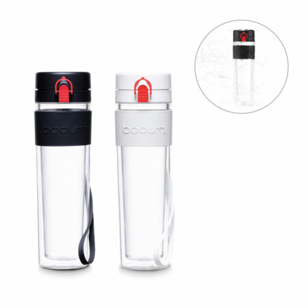 Bottiglia trasparente a doppia parete in Tritan 450 ml