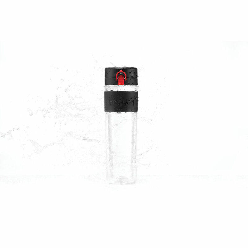 Bottiglia trasparente a doppia parete in Tritan 450 ml - immagine 2