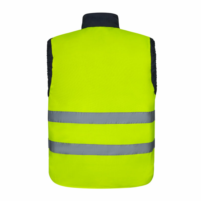 Gilet imbottito reversibile con tasche - immagine 5