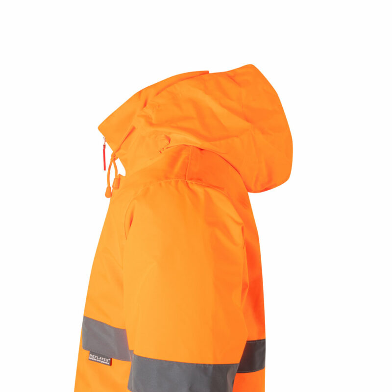 Parka bicolore in poliestere - immagine 5