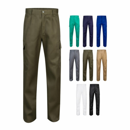 Pantaloni in twill con diverse tasche
