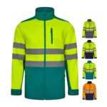 Giacca soft shell bicolore