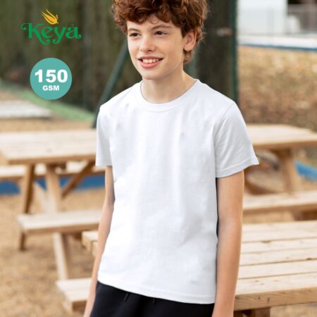 T-shirt bianca per bambini