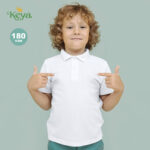 Polo bianca per bambini