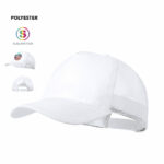 Cappellino a 5 pannelli in poliestere - immagine 2