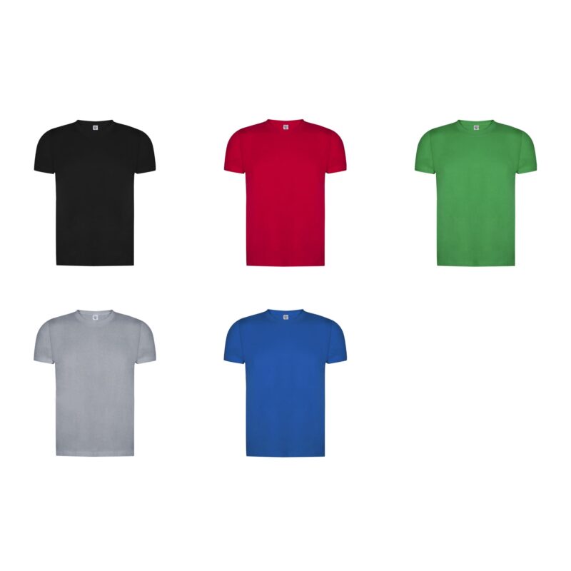 T-Shirt colorata in 100% cotone organico
