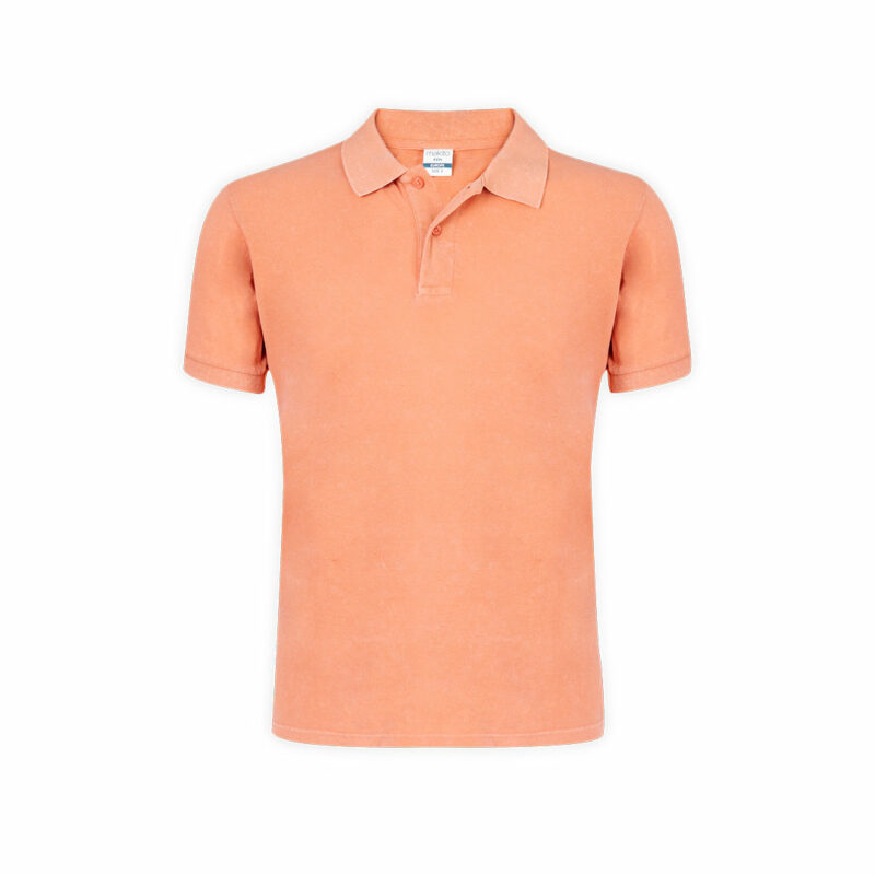 Polo casual unisex effetto denim - immagine 2