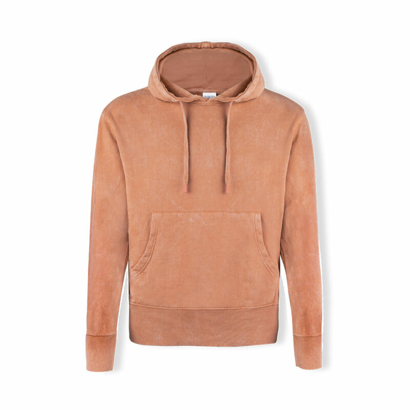 Felpa con cappuccio unisex effetto denim - immagine 2