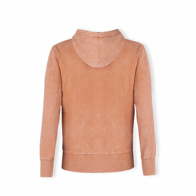 Felpa con cappuccio unisex effetto denim - immagine 3