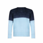 Felpa unisex bicolore con effetto lavato - immagine 3