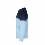 Felpa unisex bicolore con effetto lavato - immagine 4
