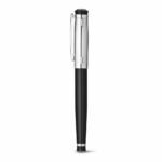 Set di penna a sfera e roller in metallo con clip - immagine 4