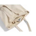 Borsa in cotone 100% con chiusura - immagine 3
