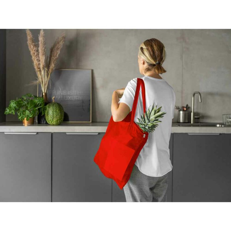 Shopper in 190T poliestere riciclato - immagine 3