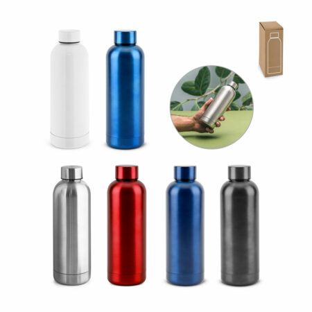Borraccia in acciaio inox riciclato al 90% 550 mL