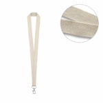 Lanyard 100% cotone con moschettone