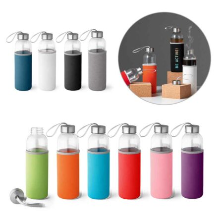 Borraccia sportiva in vetro 520 mL