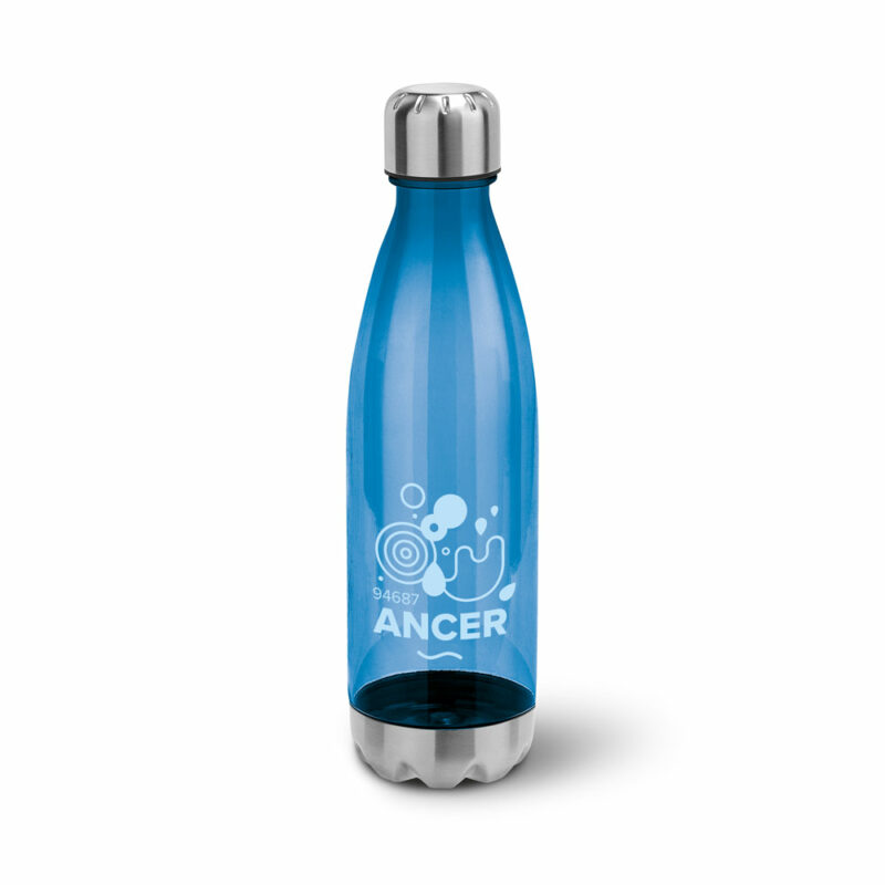 Borraccia sportiva in AS e acciaio inox 700 mL - immagine 2