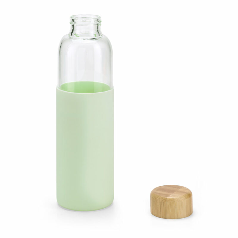 Borraccia in vetro borosilicato e bambù 600 mL - immagine 3