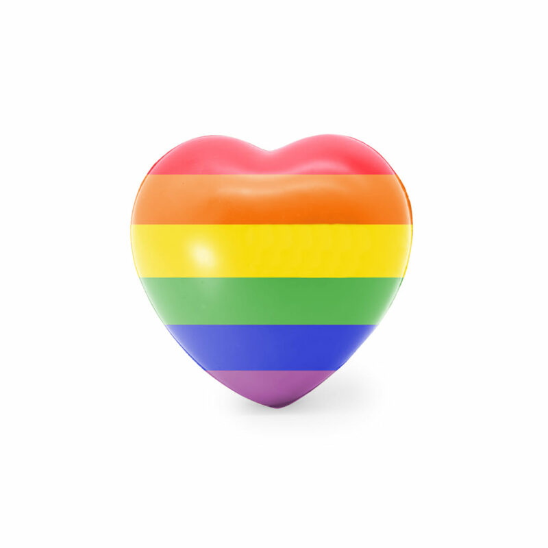 Cuore antistress rainbow