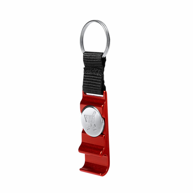 Portachiavi supporto cellulare con gettone - immagine 3