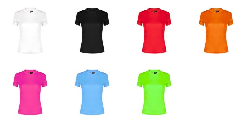 T-shirt Donna colori vivaci