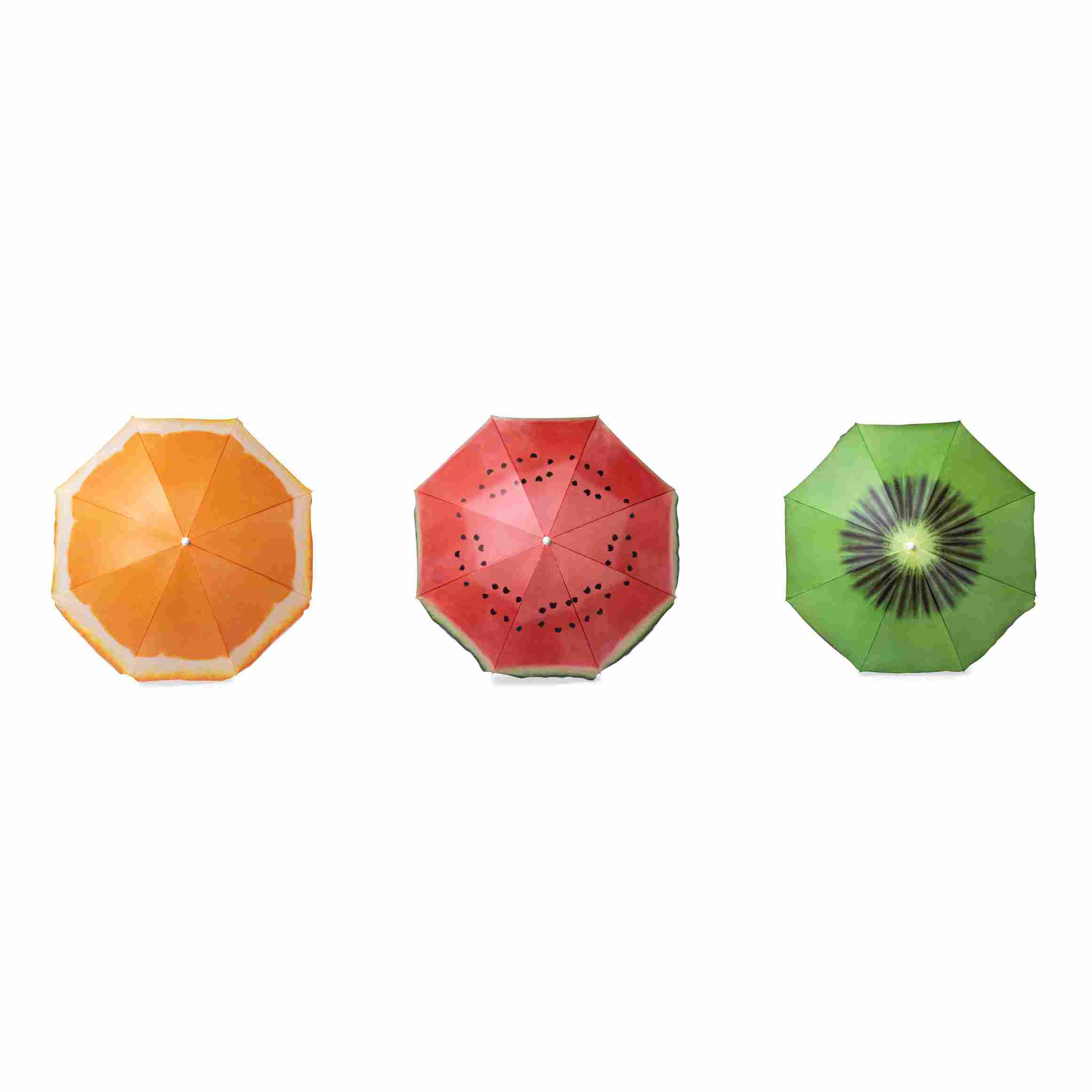 Ombrellone con disegni di frutta