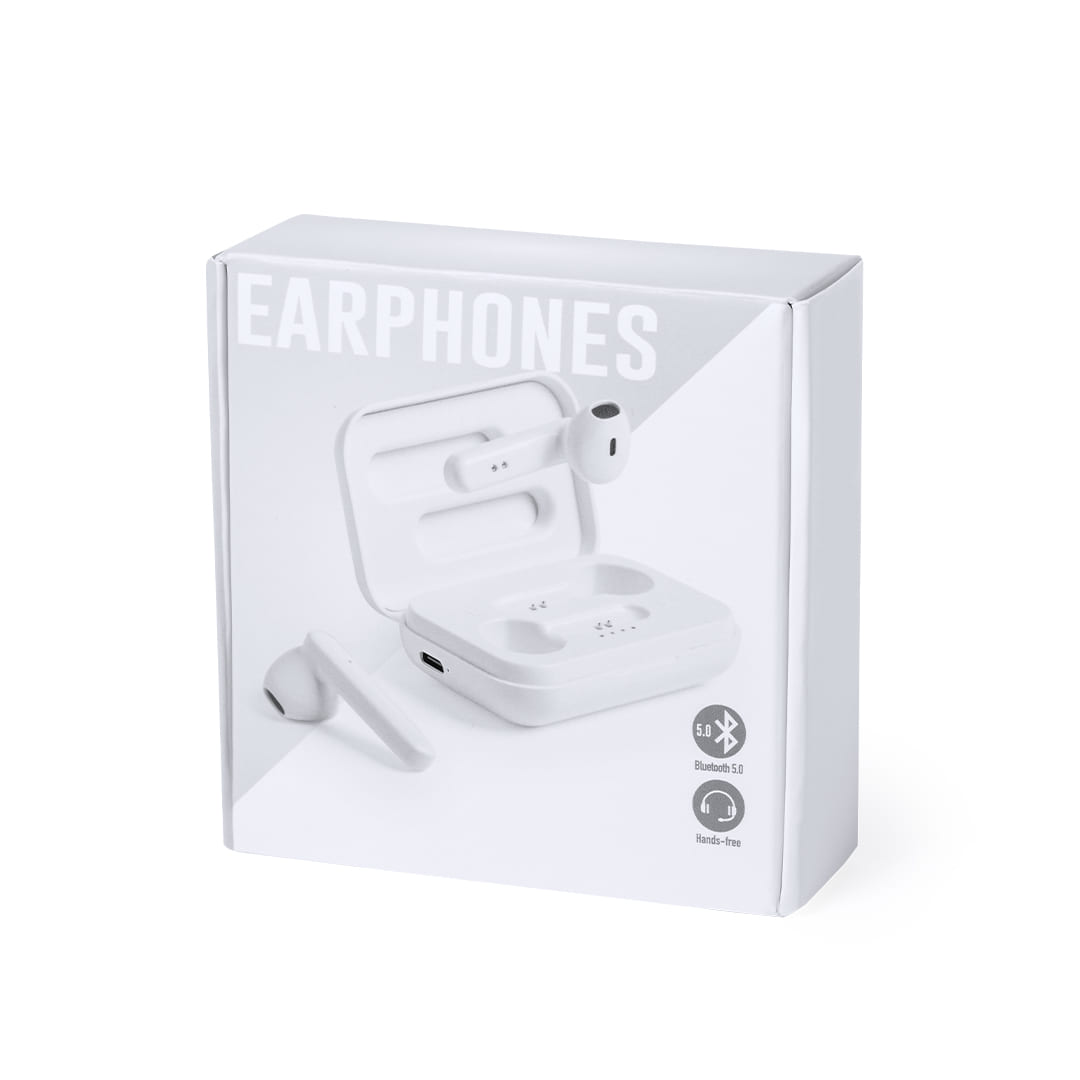 Auricolari con finitura bianca - immagine 5