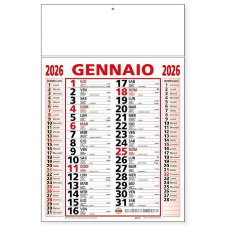 Calendario trimestrale