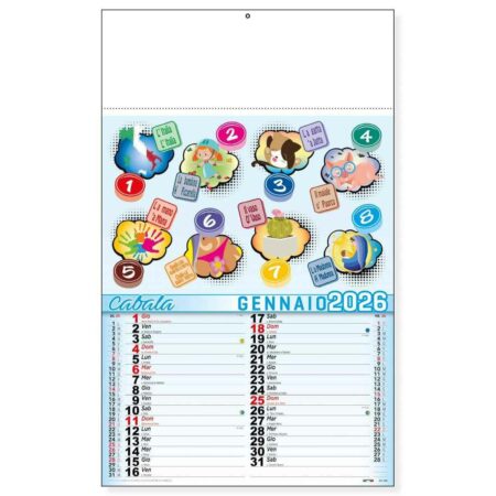 Calendario trimestrale Cabala