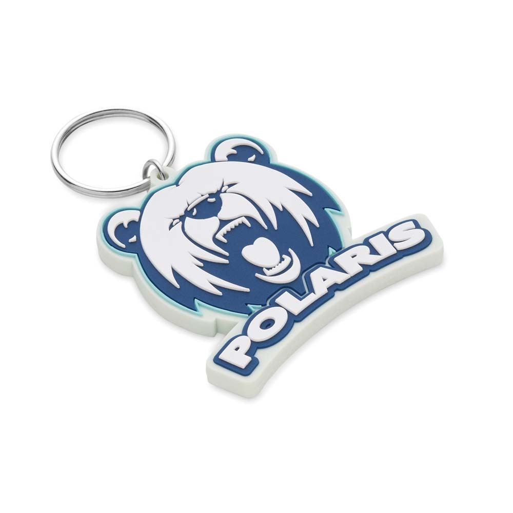 Portachiavi NFC in PVC morbido personalizzato bifacciale - immagine 6