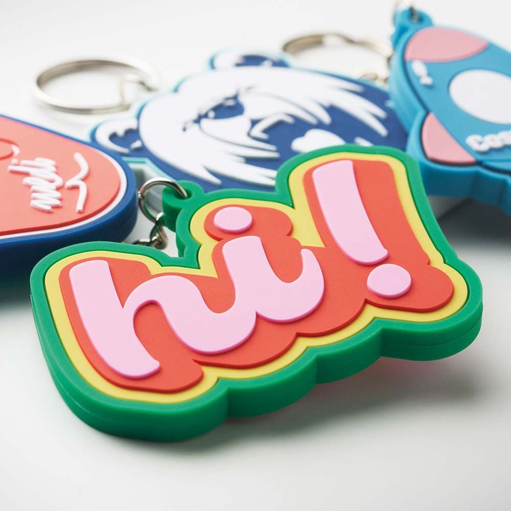 Portachiavi NFC in PVC morbido personalizzato bifacciale - immagine 10