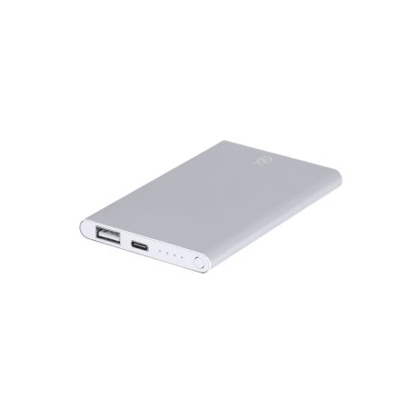 Power bank 4.000 mAh in alluminio riciclato